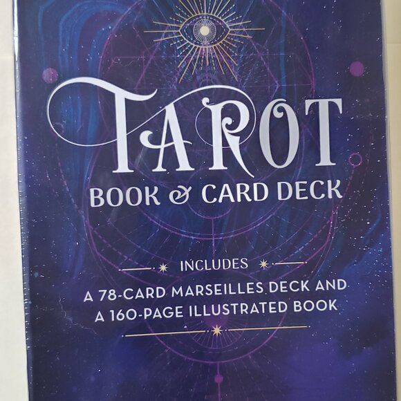 Tarot Book & Card deck NEW SEALED beginner marseille deck with 160 page book - Picture 1 of 6